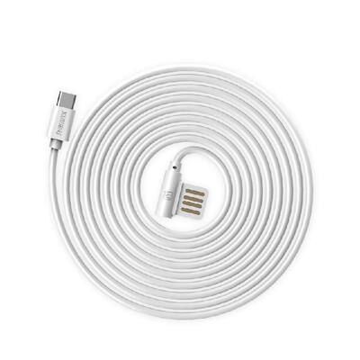 

REMAX USB C type c Data Cable Portable 90 Degree Dual Type-C Durable Sync Charger TPE Cable For Samsung S8huawei P9xiaomi