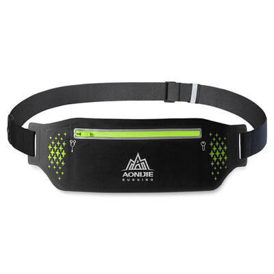 

AONIJIE running pockets cross-country mountaineering marathon riding bag outdoor sports night running reflective mobile phone pocket black