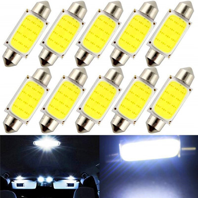 

10pcs headlight LED passenger car ceiling lamp 41mm car modified indoor lamp