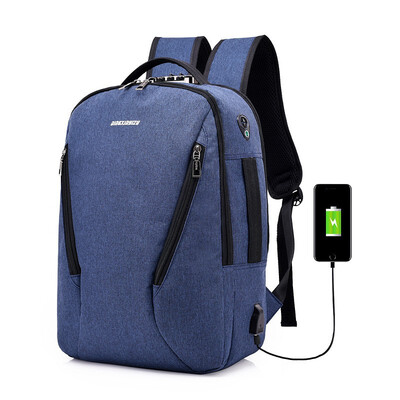

New Fashion USB Charging Business Leisure Travel Backpack College Student Bag Shoulder Bag Anti-theft Mochila