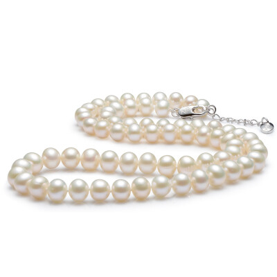 

Beijing Run Pearl Fanghua 7-8mm freshwater near round pearl necklace white 50cm