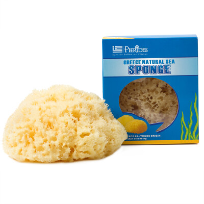 

Pierides Natural Sponge Greek Imported Mediterranean Bathing Buns Baby Bunny Bath Bath Facial Cleansing Powder Puff Honeycomb