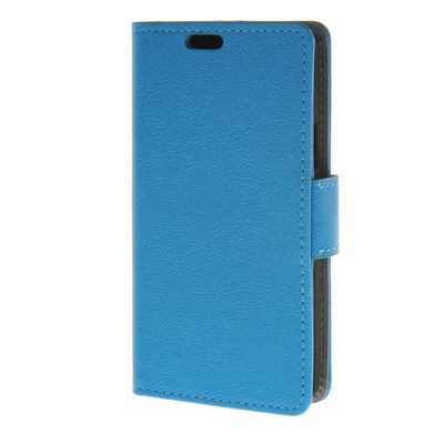 

MOONCASE Мягкая кожа PU кожаный чехол бумажник флип карты отойти чехол для LG Joy H220 синий