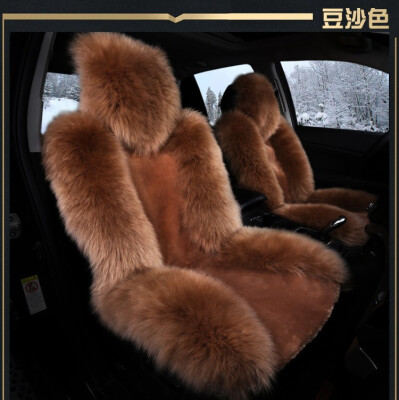 

TO YOUR TASTE auto accessories universal winter top wool car seat cushions covers for Jeep Grand Cherokee wrangler commander warm