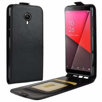 

for Vodafone Smart N9 Lite VFD-620 WIERSS Flip Leather Case for Vodafone Smart N9 VFD-720 Retro Wallet Case Leather Cover Cases