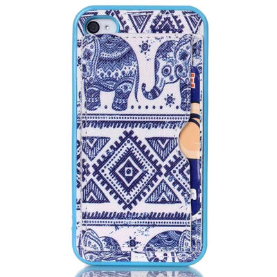 

мити живописи мультфильм мягкой кожаный чехол для iPhone 4s Apple iPhone 4, в случае phone4s телефон Shell пробку в карты