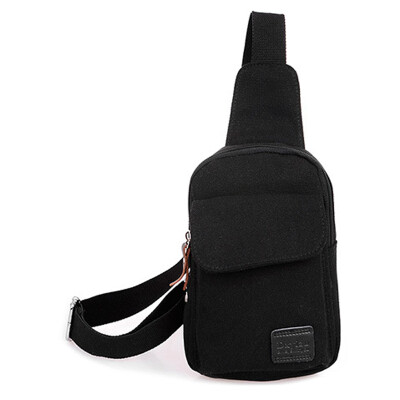 

D.jiani ™ Casual canvas satchel chest bag sports