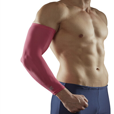 

LP Sport Arm Extended Basketball Riding Elbow Full Arm Sleeve SL51 White