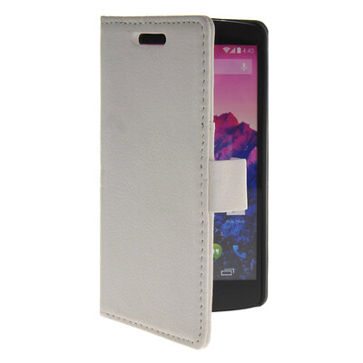 

MOONCASE тонкий кожаный бумажник флип сторона держателя карты Чехол с Kickstand чехол для LG Google Nexus 5 Белый
