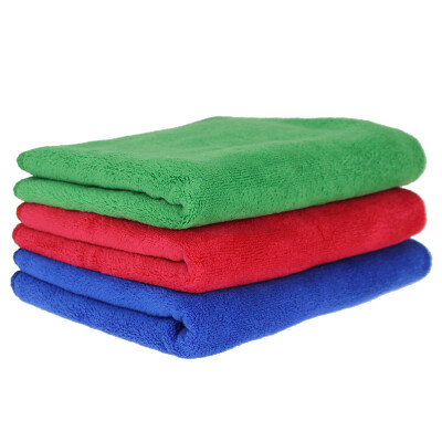 

Good weather Good Weather High quality ultrafine fiber car wash towel towel towel absorbent towel 30 70cm three loaded blue green red