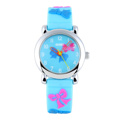 

SKMEI 1047 Childrens Lovely Design 3D Cartoon Pattern Silicone Band Wrist Watch