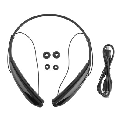 

Wireless Bluetooth Stereo Headset Headphones for iPhone 6/6 plus Cellphone Black