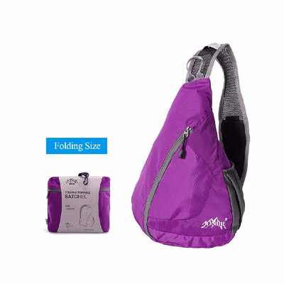 

Packable Shoulder Backpack Folding Sling Chest CrossBody Bag for Bicycle Sport Hiking Travel Camping