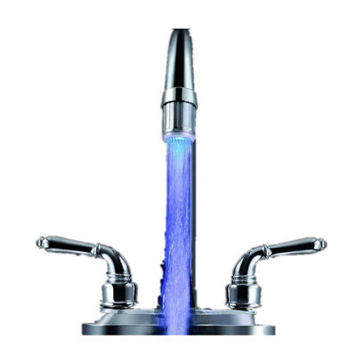 

Cntomlv LED Water Faucet Stream Light 7 Colors Changing Glow Shower Stream Tap Head Pressure Sensor Bathroom Temperature