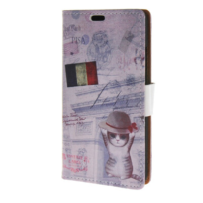 

MOONCASE Case for Huawei Honor 4A (5.0") Leather Flip Wallet Style and Kickstand Case Cover [Cute Pattern] Design / a17