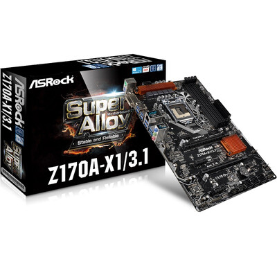 

Материнская плата ASRock Z170A-X1 / 3.1 (Intel Z170 / LGA 1151)