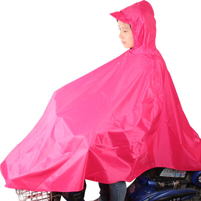 

[Jingdong Supermarket] Paradise umbrella bicycle battery car polyester silk raincoats Yubi are all red sauce N116