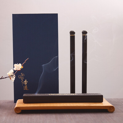 

Dapu dapu black&ebony line incense box with double tube line tea ceremony incense stick incense box