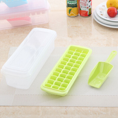 

DIY Creative Large Ice Mold Tray Square Shape Ice Mold Fruit Ice Cream Maker Bar Kitchen Accessories Forma De Gelo