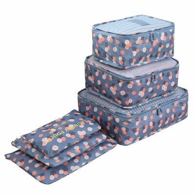 

Cntomlv 6Pcs / Set Travel Storage Bag Home Organizer Box для одежды Tidy Pouch Чемодан для одежды Divider Container Outdoor Boxes