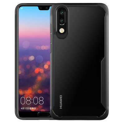 

Goowiiz Luxury Phone Case For Huawei P20P20 Pro HD Clear Acrylic TPU Silicone Prevent falling Full protection