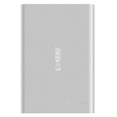 

Keshu KESU E201-1TS mobile hard disk USB30 interface 25 inch 1TB Twilight silver