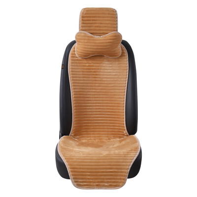 

KAWOSEN New Winter Nano Velvet Car Seat Cover With Headrest 5 Colored Universal Car Seat Cushion Protector Car-Styling