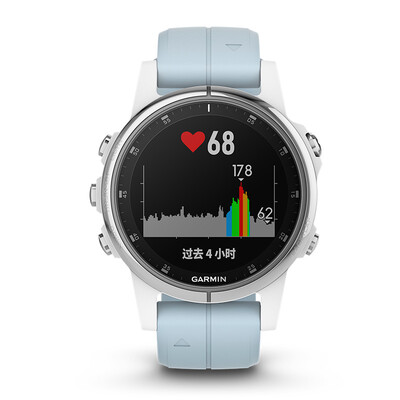 

Garmin fenix5s Plus sapphire mirror photoelectric heart rate Samsung positioning NFC payment GPS navigation outdoor flagship sports watch elegance gray