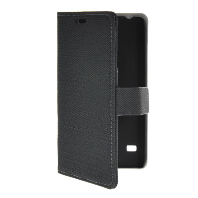 

MOONCASE Slim Leather Side Flip Wallet Card Slot Pouch with Kickstand Shell Back Case Cover for Huawei Ascend Y550 Sapphire