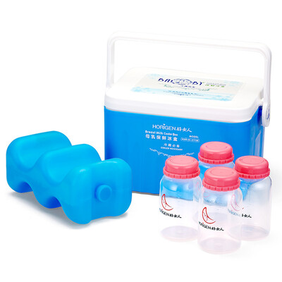 

Jingdong Supermarket] good woman breast milk storage fresh ice box with 120ml standard mouth storage bottle 4 out of use