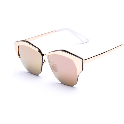 

FEIDU High Quality Semi-Rimless Sunglasses Women Brand Designer Mirrored Sun Glasses For Women Oculos De Sol Feminino