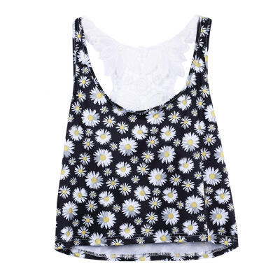 

Fashion Women's Summer Sleeveless Floral Vest Tank Tops