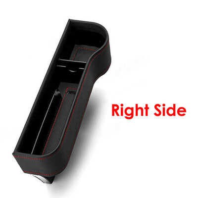

Universal Car Storage Box Car Organizer Seat Gap PU Case Pocket Car Seat Side Slit for Wallet Phone Coins Cigarette Keys Cards