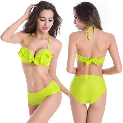 

Womens Bikini with Flounces on Top