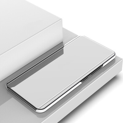 

MOONCASE Huawei Glory 9 Lite Bracket Plating Mirror Leather Case - Silver