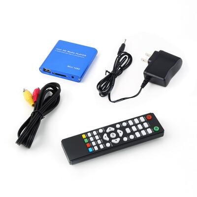 

США Мини 1080P Full HD медиа-плеер-С MKV / RM / USB HDD-HDMI Функция