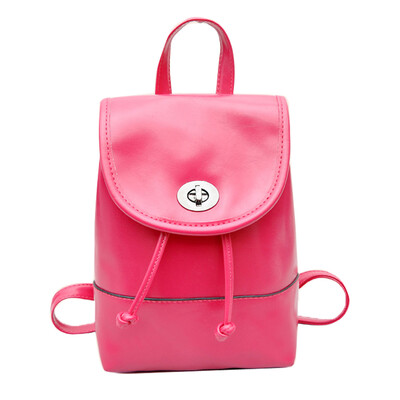 

Women Girl fashion Patent leather handbag backpack sweet satchel Cross-Body bag
