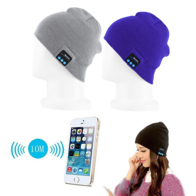 

Warm Beanie Hat Wireless Bluetooth Music Cap Headphone Headset Speaker Mic