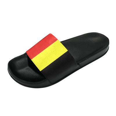 

Fashion Casual 2018 World Cup Slippers Belgian Men&Women Sports Slippers Custom Shoes