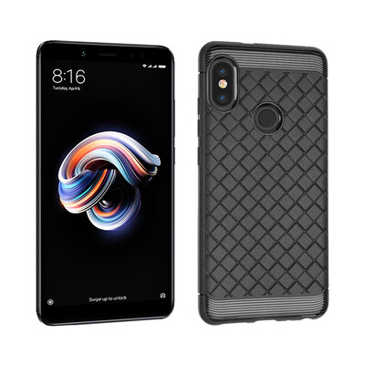 

Goowiiz Luxury Phone Case For Xiaomi Redmi Note 5 Pro Ultra Thin Ventilation Grid Weave Soft Anti fall Full Protective