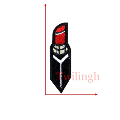 

1Pc Lip Patches Iron On Embroidered Sequined Patch Flower Heart Love Applique DIY Sewing Fabric Repair Clothes Patches Stickers