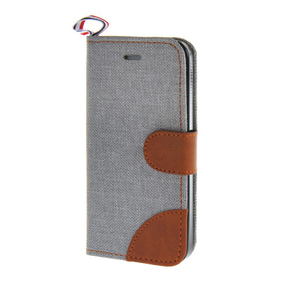 

MOONCASE iPhone 5 / 5S , Leather Wallet Flip Card Holder Pouch Stand Back ЧЕХОЛ ДЛЯ Apple iPhone 5/ 5S Grey