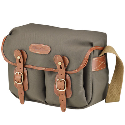 

Buckingham Billingham Hadley Small classic series of shoulder photography bag a machine two mirror flash gray brown leather nylon