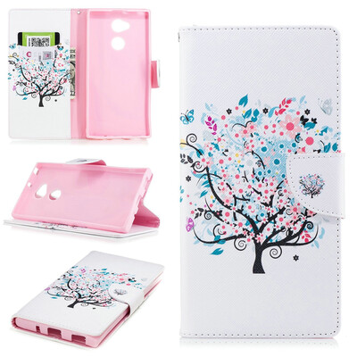 

BEFOSPEY Painting PU LeatherSoft TPU Card Slot Stand Wallet Case For Sony Xperia XA2 Ultra 60"2018