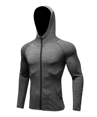 

Compression Rashgard T-Shirt Gym Bodybuilding Sportswear Men Running Jacket