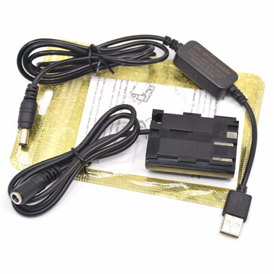 

5V USB cable ACK-E2 fit mobile power bankDR-E2 DR-400 BG-E2E2N BP-511 battery dc grip for Canon EOS 20D 30D 40D 5D 50D D30 D60