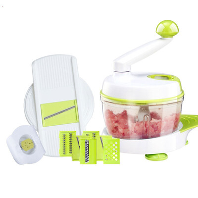

Multi-function Manual Food Processor Household Meat Grinder Hand Vegetable Chopper Egg Blender Food Shredder Kitchen Tool