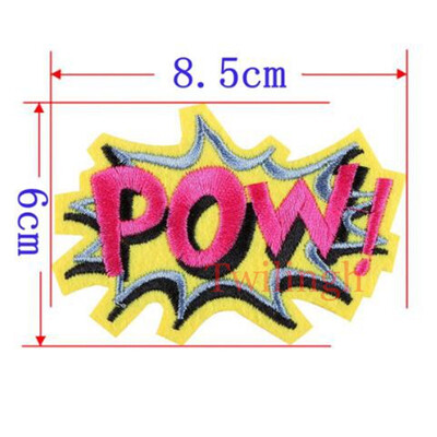

1Pcs New Cartoon Patches Iron On Embroidered Patch Flower Applique Sewing Fabric Repair Clothes Patches Stickers DIY Accessories