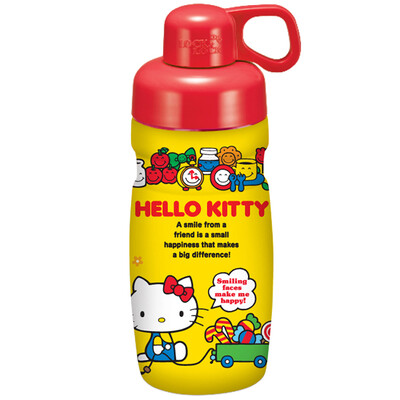 

LOCK&LOCK HELLO KITTY childrens ring water bottle sports bottle cup 350ml red HAP745-TKT