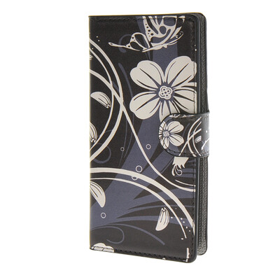 

MOONCASE Flower style Leather Wallet Flip Card Slot Stand Pouch Case Cover for LG G4 MINI A11